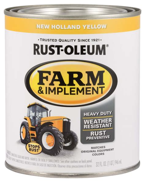 new holland yellow paint